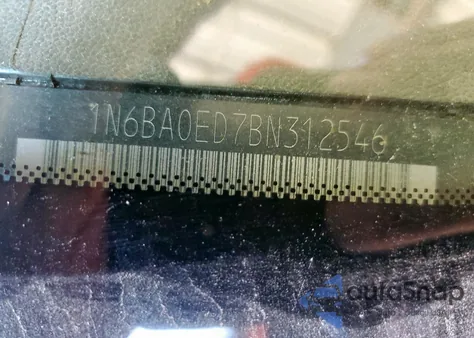 2011 Nissan Titan S from USA, damaged, VIN 1N6BA0ED7BN312546